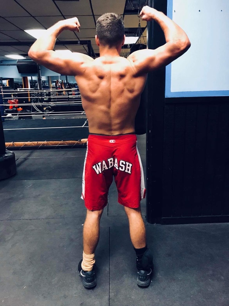 Jimmy back double-biceps view