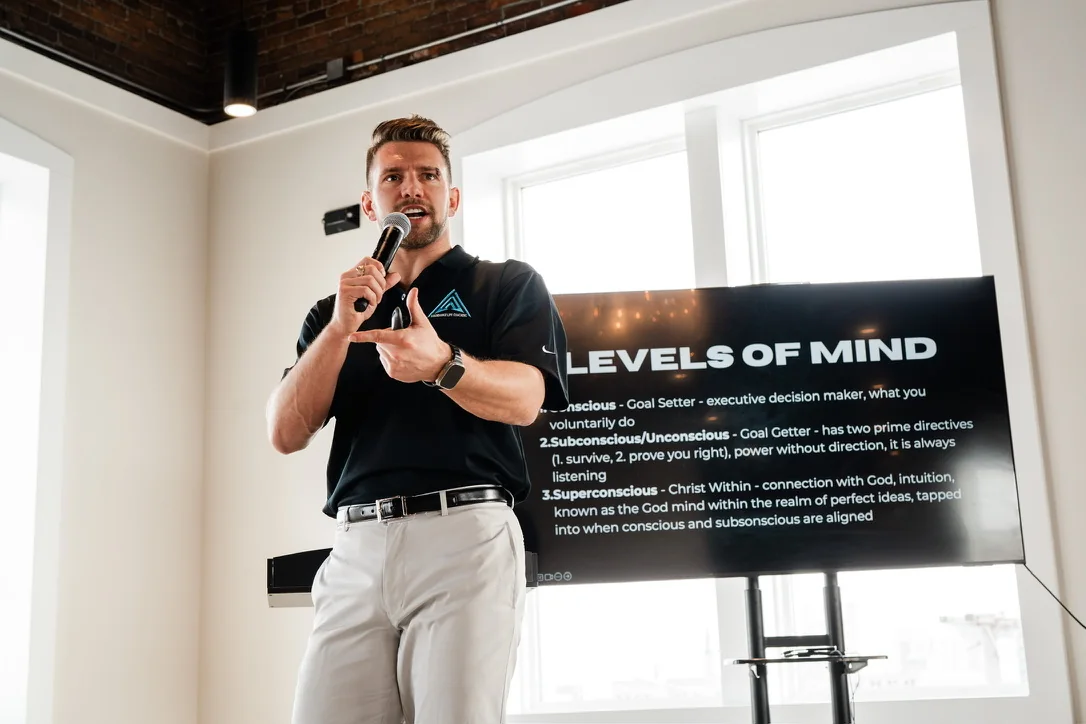 Jimmy LaRowe teaching about identity and mindset